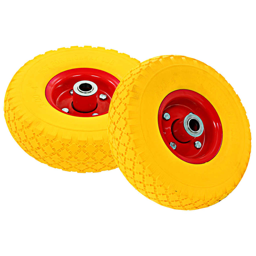 Steekwagenwielen 4 St 3,00-4 (245X82) Rubber