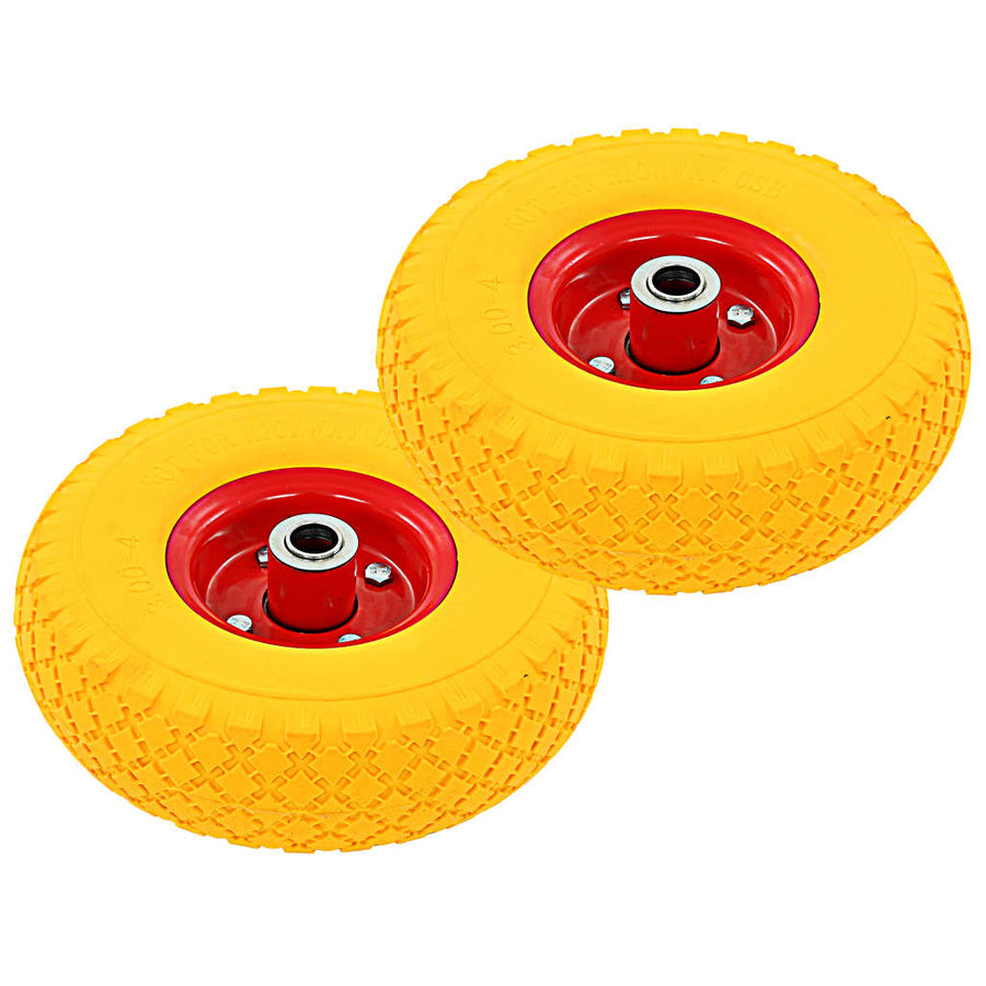 Steekwagenwielen 4 St 3,00-4 (245X82) Rubber