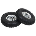 Sack truck wheels 4.10/3.50-4 (260x83) rubber 2 pcs