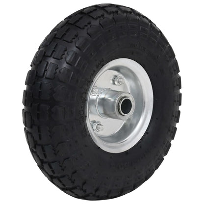 Steekwagenwielen 4,10/3,50-4 (60X83) Rubber St 2