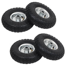 Steekwagenwielen ,10/3,50- (260X83) Rubber St 4
