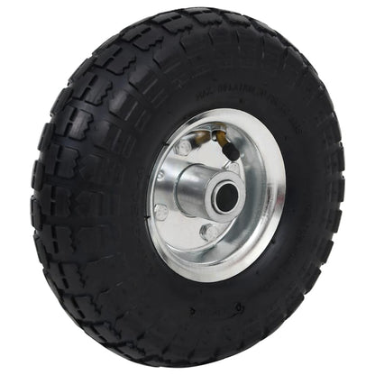 Steekwagenwielen ,10/3,50- (260X83) Rubber St 4