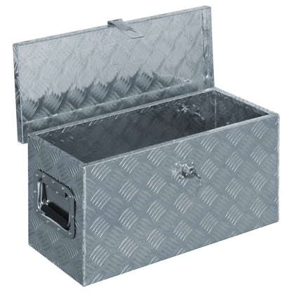 Aluminium Kist 6,5X26,5X30 Cm Kleurig 61.5 x 26.5 x 30 cm Zilver