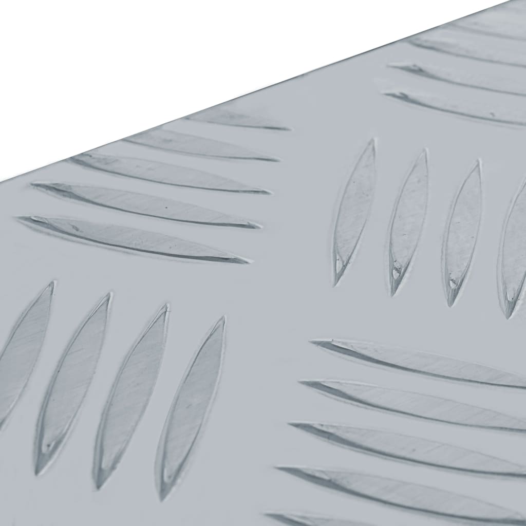 Aluminium Kist 6,5X26,5X30 Cm Kleurig 61.5 x 26.5 x 30 cm Zilver