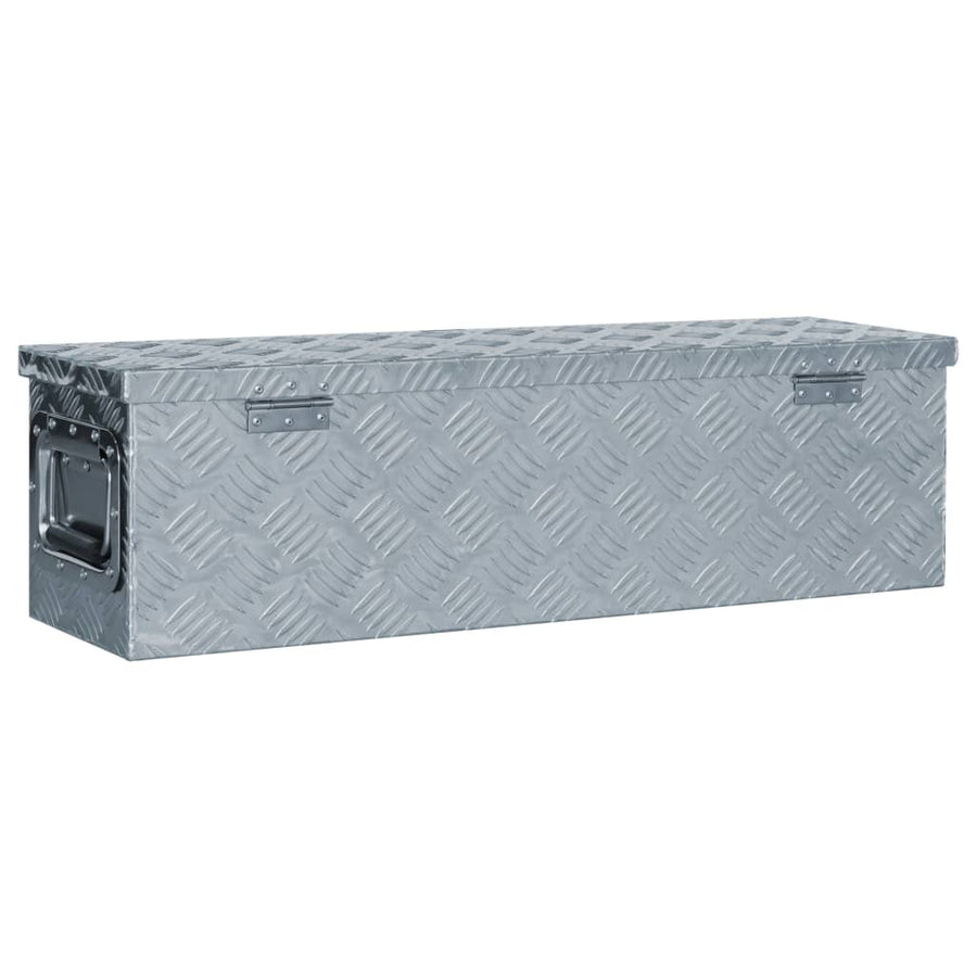 Aluminium Kist 80,5X22X22 Cm Kleurig 80.5 x 22 x 22 cm Zilver