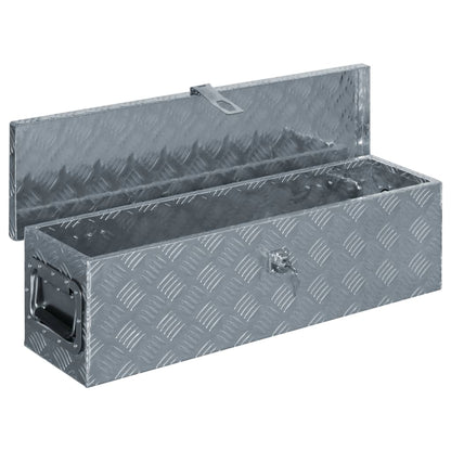 Aluminium Kist 80,5X22X22 Cm Kleurig 80.5 x 22 x 22 cm Zilver
