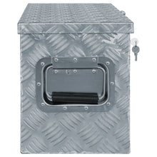 Aluminium Kist 76,5X26,5X33 Cm Kleurig 76.5 x 26.5 x 33 cm Zilver
