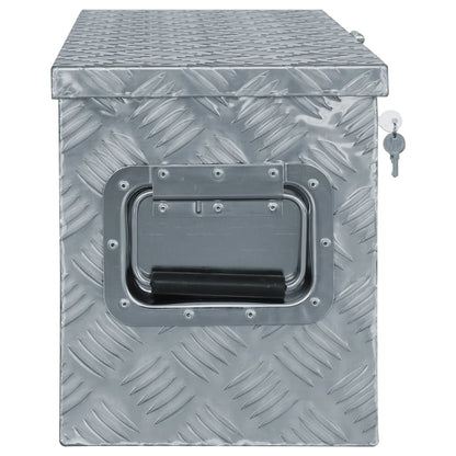 Aluminium Kist 76,5X26,5X33 Cm Kleurig 76.5 x 26.5 x 33 cm Zilver