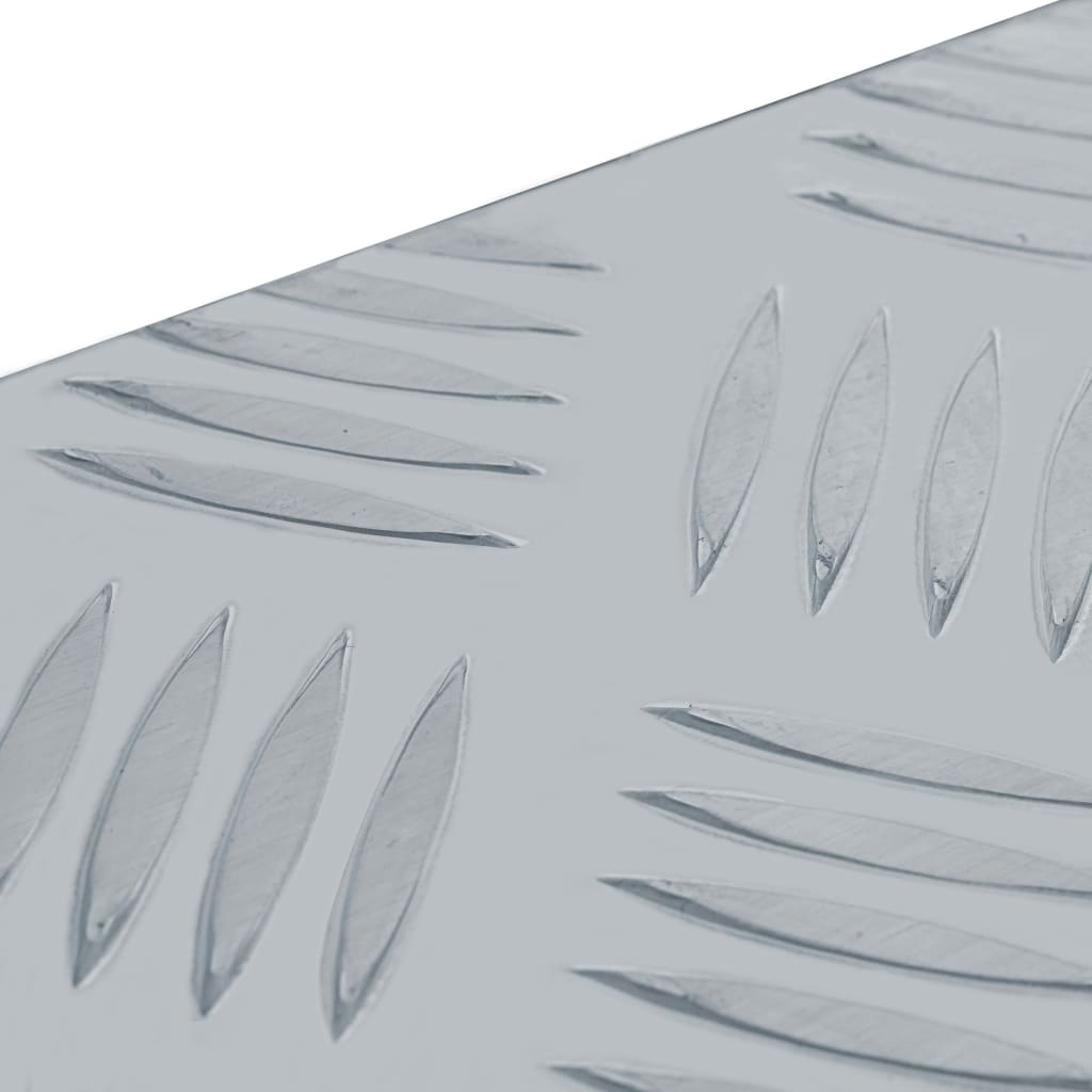 Aluminium Kist 90,5X35X40 Cm Kleurig 90.5 x 35 x 40 cm Zilver