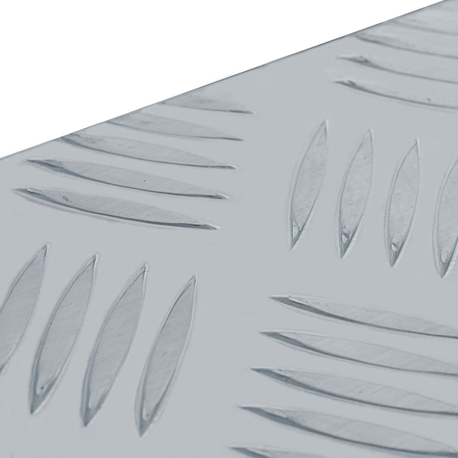 Aluminium Kist 90,5X35X40 Cm Kleurig 90.5 x 35 x 40 cm Zilver