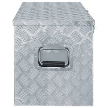 Aluminium Kist 0,5X38,5X40 Cm Kleurig 110.5 x 38.5 x 40 cm Zilver