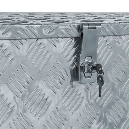 Aluminium Kist 0,5X38,5X40 Cm Kleurig 110.5 x 38.5 x 40 cm Zilver