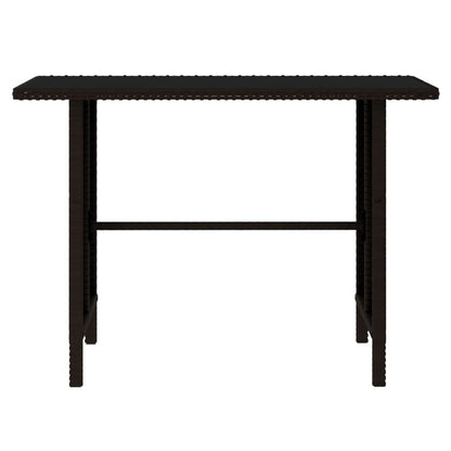 -Delige Loungeset Poly Rattan Bruin