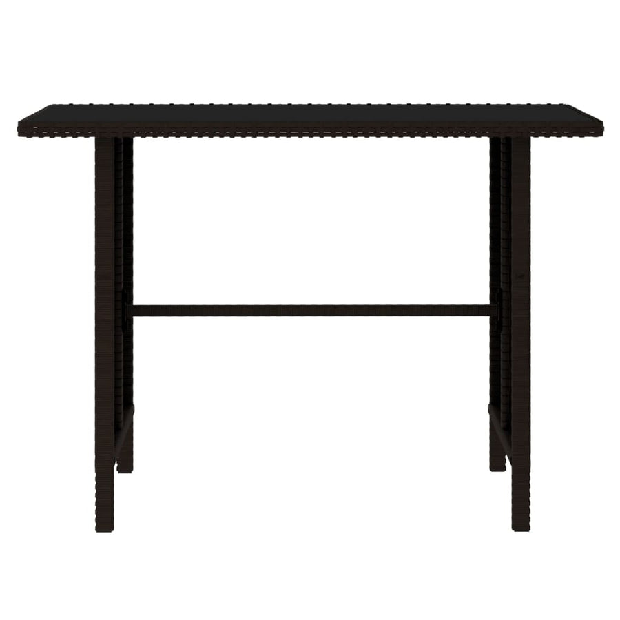 -Delige Loungeset Poly Rattan Bruin