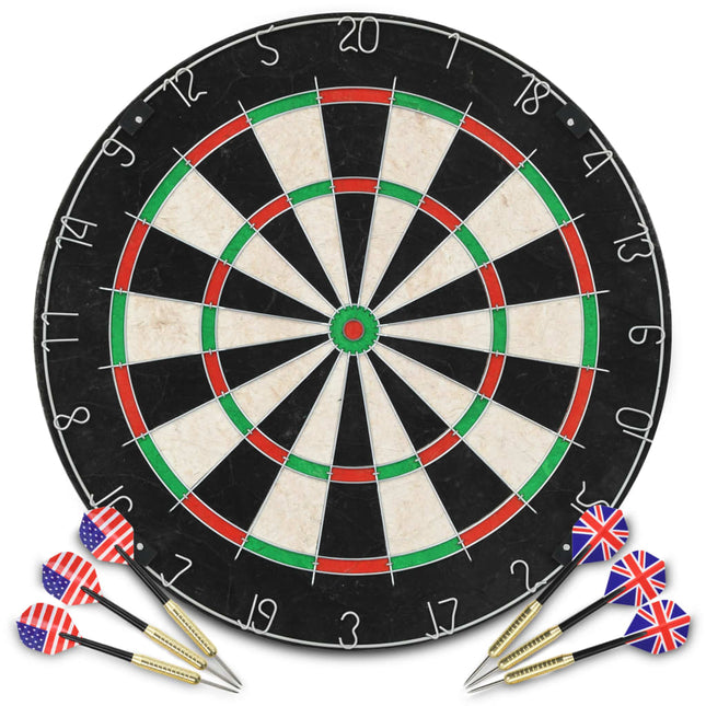 Dartbord Professioneel Met 6 Darts Sisal