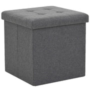 Opbergkruk 38x38x38 cm donkergrijs