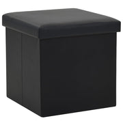 Opbergkruk 38x38x38 cm zwart