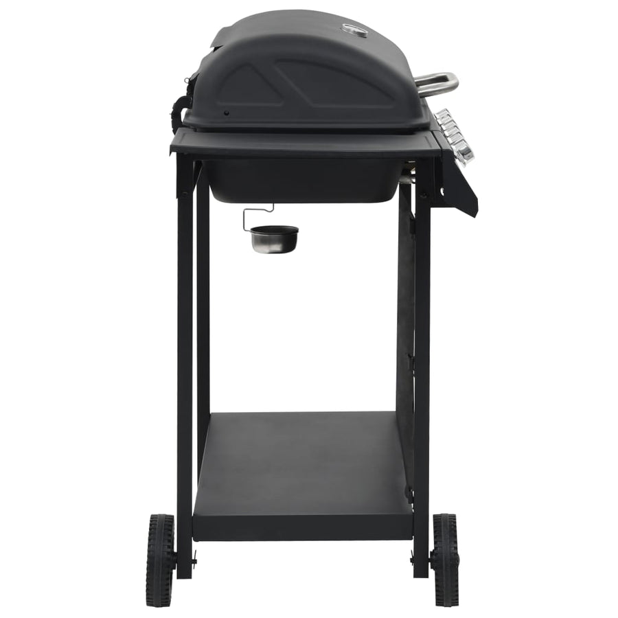 Gasbarbecue Met 6 Kookzones Staal Zwart