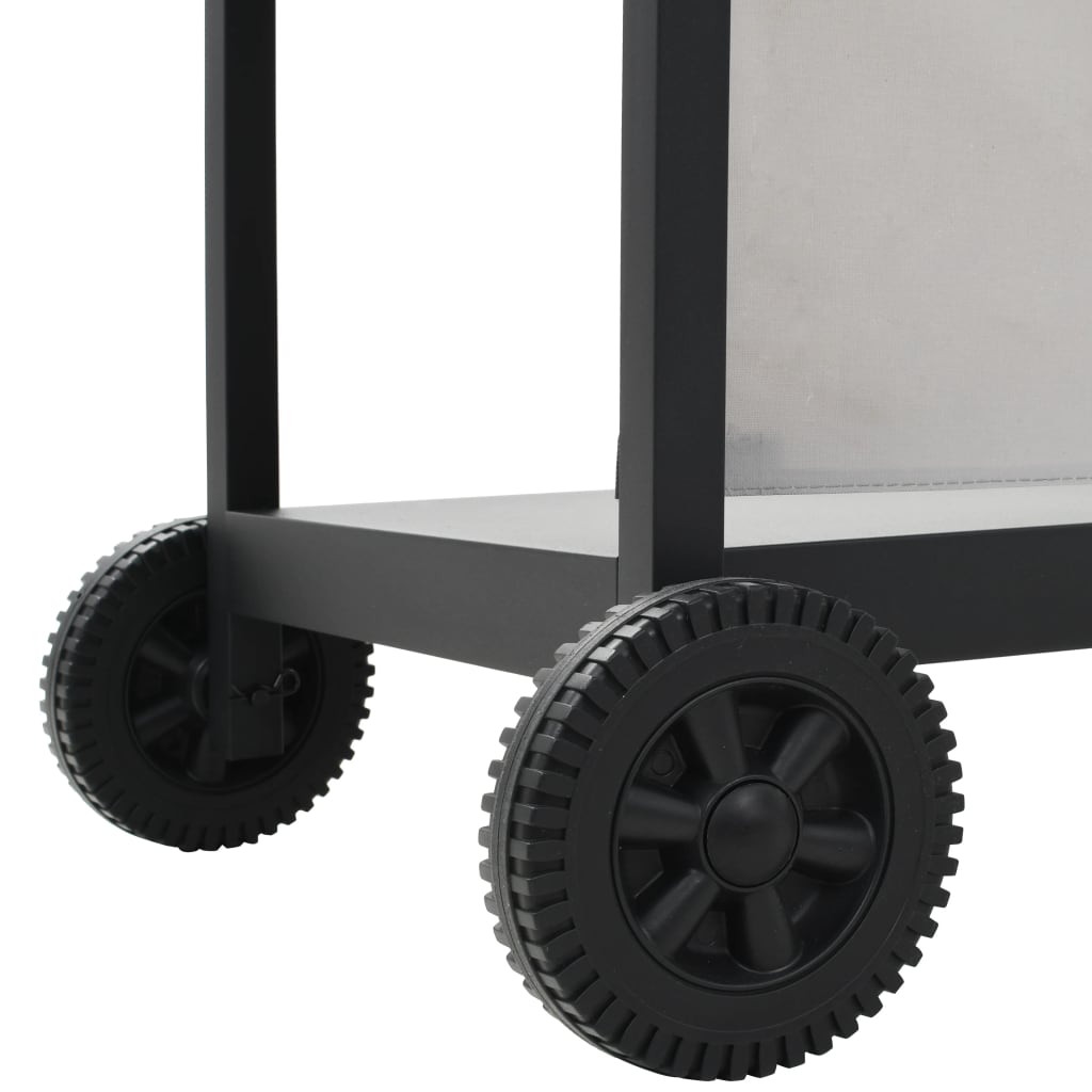 Gasbarbecue Met 6 Kookzones Roestvrij Staal Kleurig Zilver en zwart