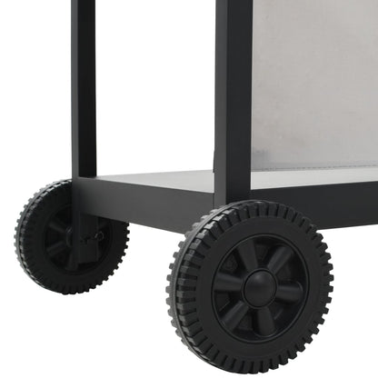 Gasbarbecue Met 6 Kookzones Roestvrij Staal Kleurig Zilver en zwart