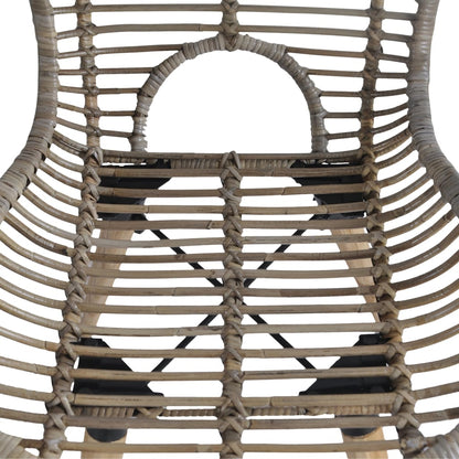 Eetkamerstoelen Natuurlijk Rattan 2 Bruin