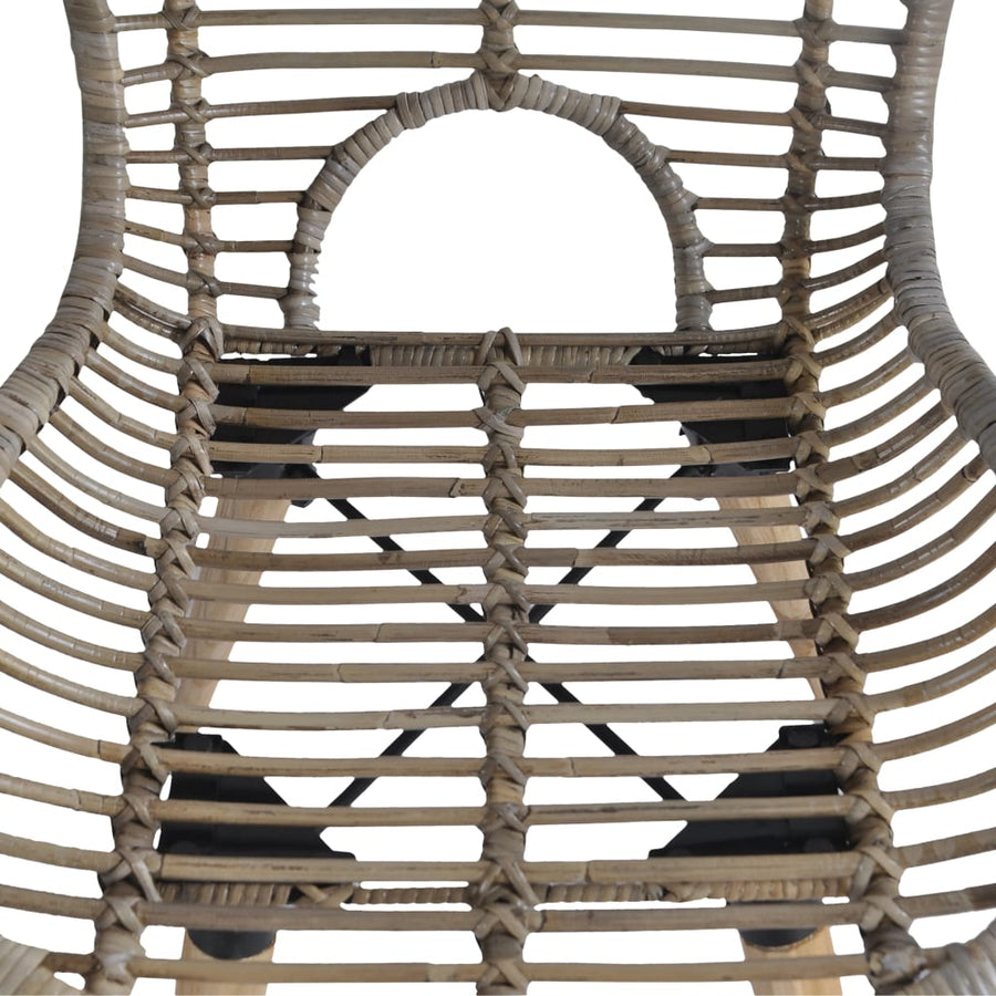 Eetkamerstoelen Natuurlijk Rattan 2 Bruin