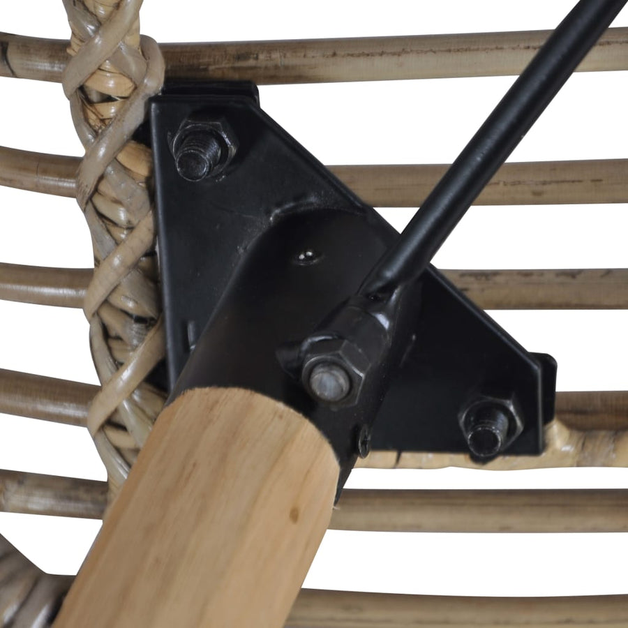Eetkamerstoelen Natuurlijk Rattan 2 Bruin