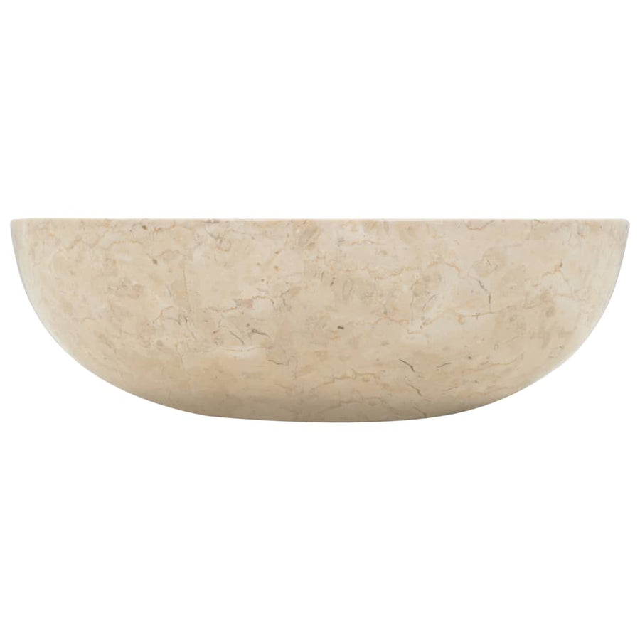 Gootsteen 40x12 cm marmer crème Crème