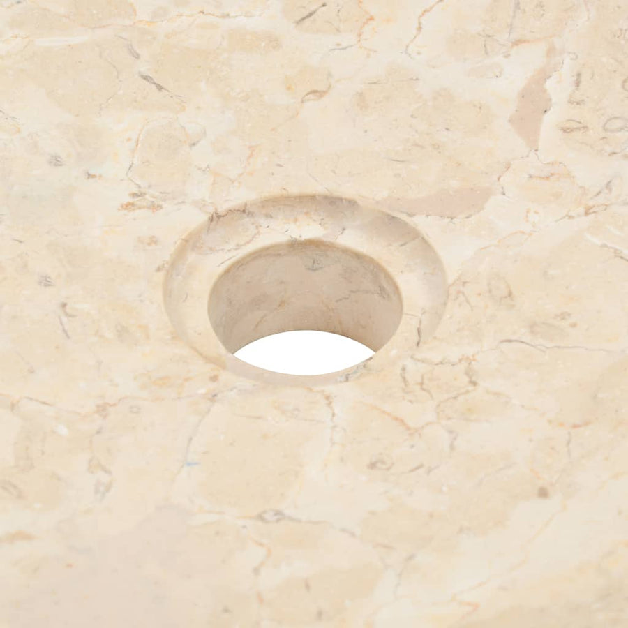 Gootsteen 40x12 cm marmer crème Crème