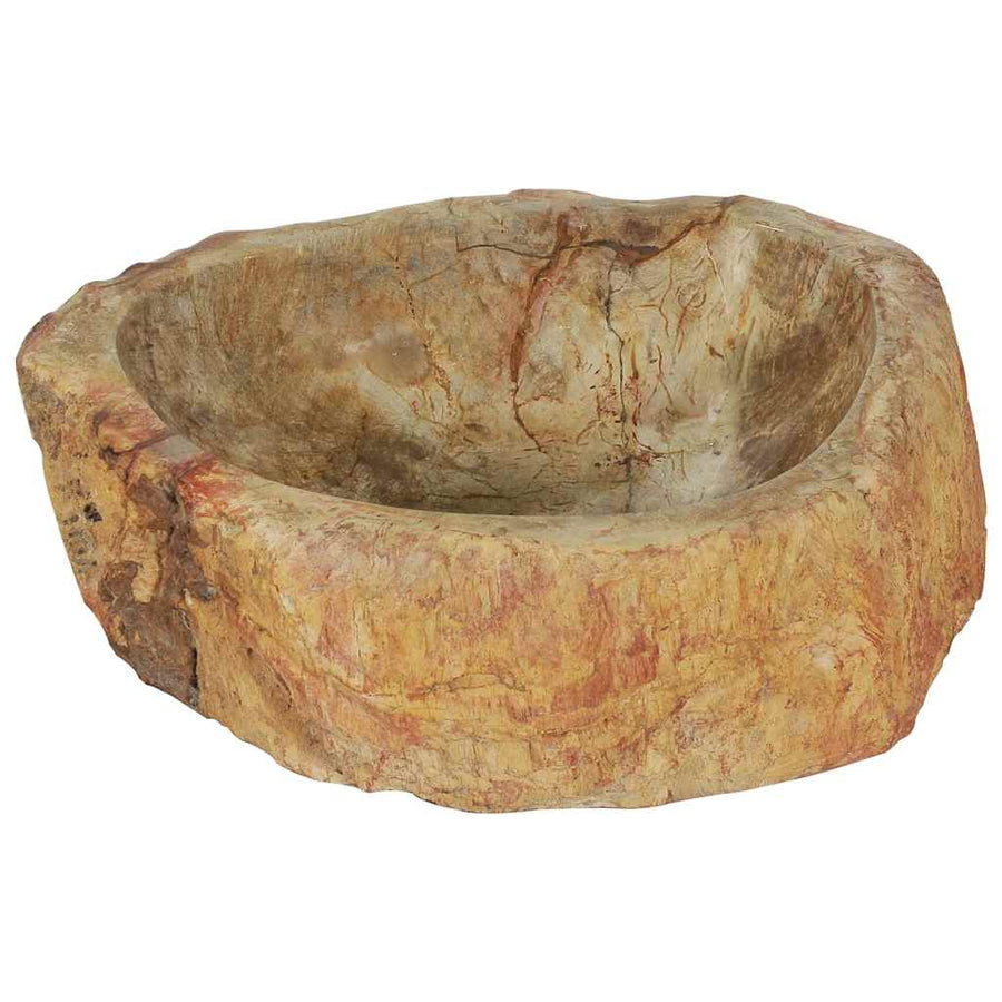 Wastafel 45X35X15 Cm Fossielsteen Crème