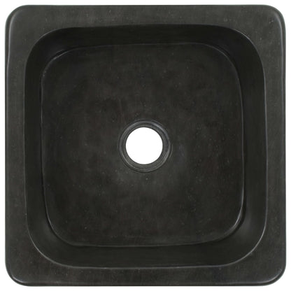 Gootsteen 30X30X15 Cm Riviersteen Zwart 30 x 30 x 15 cm