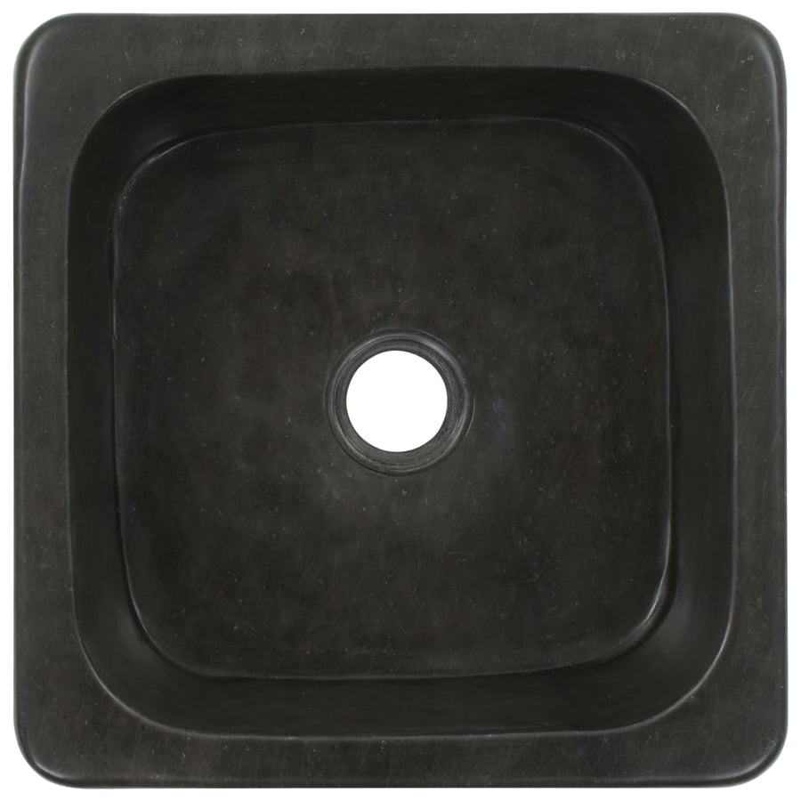 Gootsteen 30X30X15 Cm Riviersteen Zwart 30 x 30 x 15 cm