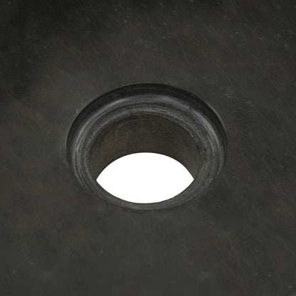 Gootsteen 30X30X15 Cm Riviersteen Zwart 30 x 30 x 15 cm