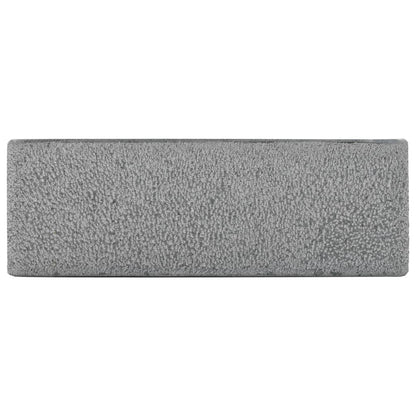 Gootsteen 45X30X15 Cm Riviersteen Zwart 45 x 30 x 15 cm