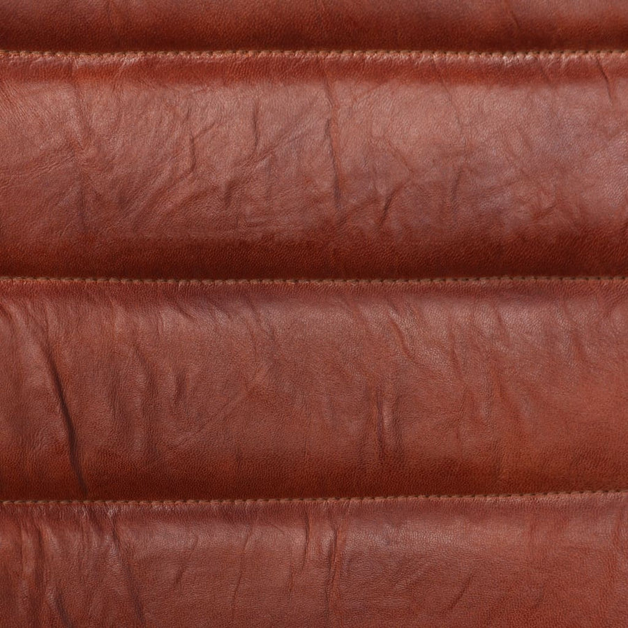 Eetkamerstoelen Echt Leer Bruin 4 Donkerbruin Patroon 1