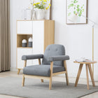 Fauteuil Stof Lichtgrijs