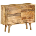 Dressoir massief mangohout 90x30x69 cm