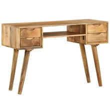 Schrijftafel 115x47x76 cm massief mangohout