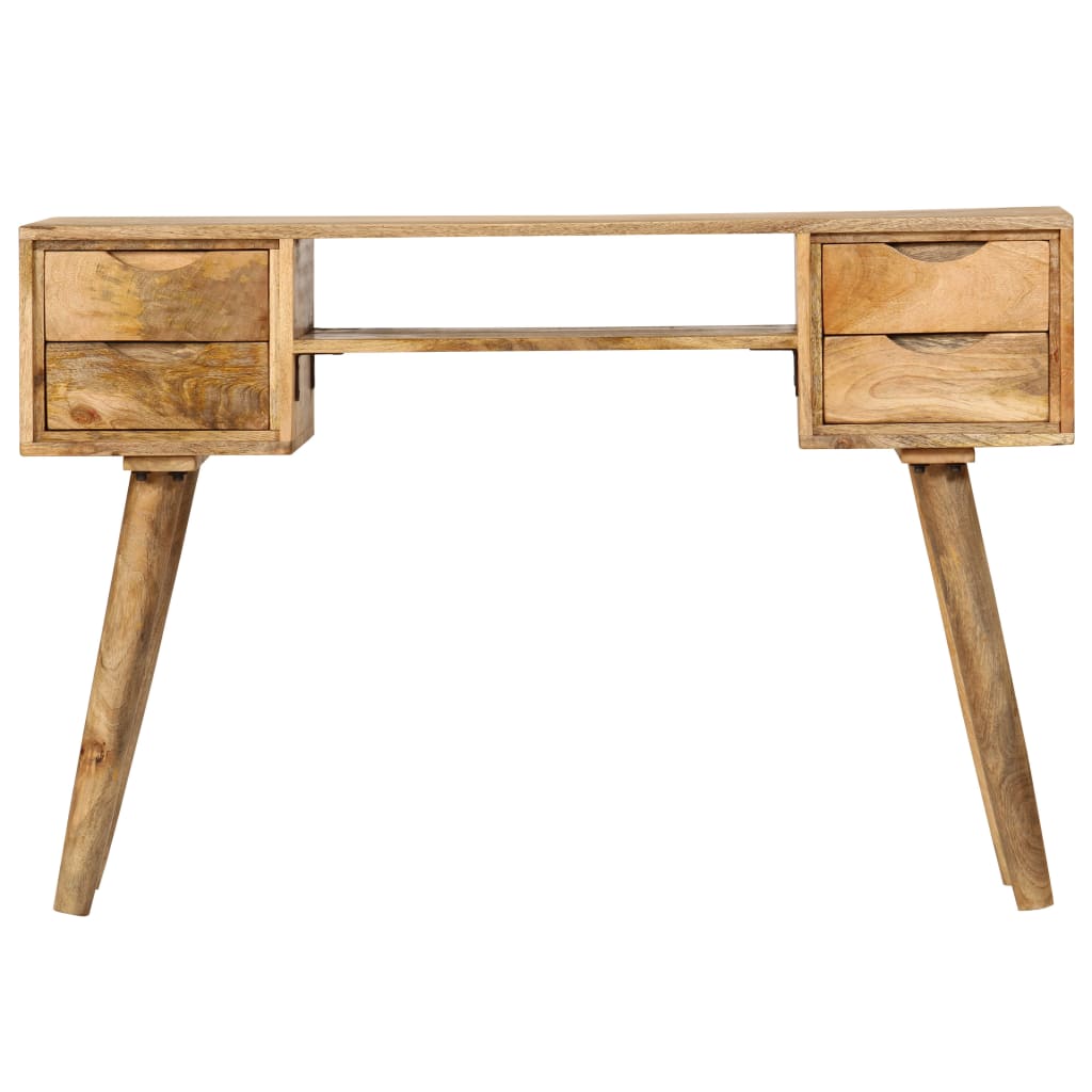 Schrijftafel 115x47x76 cm massief mangohout