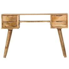 Schrijftafel 115x47x76 cm massief mangohout