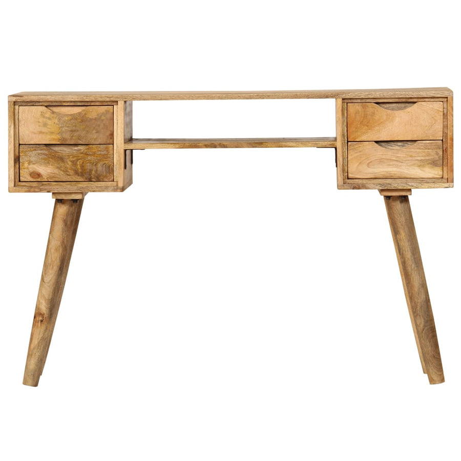 Schrijftafel 115x47x76 cm massief mangohout