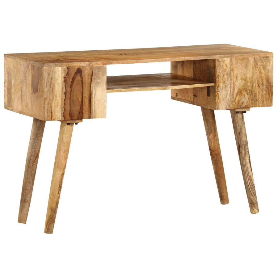 Schrijftafel 115x47x76 cm massief mangohout