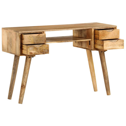 Schrijftafel 115x47x76 cm massief mangohout