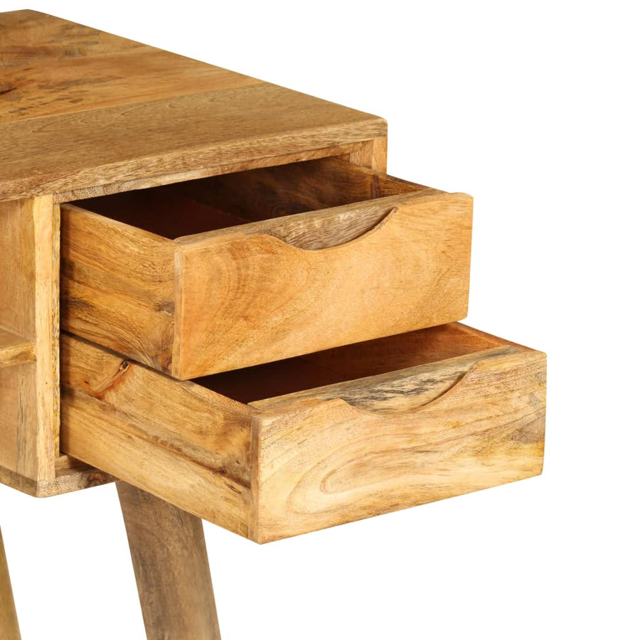 Schrijftafel 115x47x76 cm massief mangohout