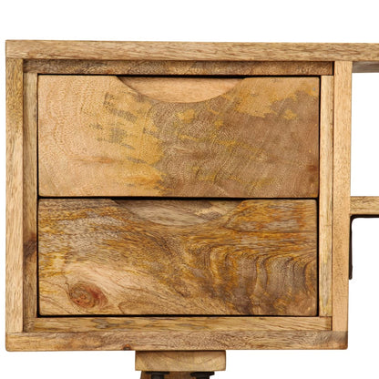Schrijftafel 115x47x76 cm massief mangohout