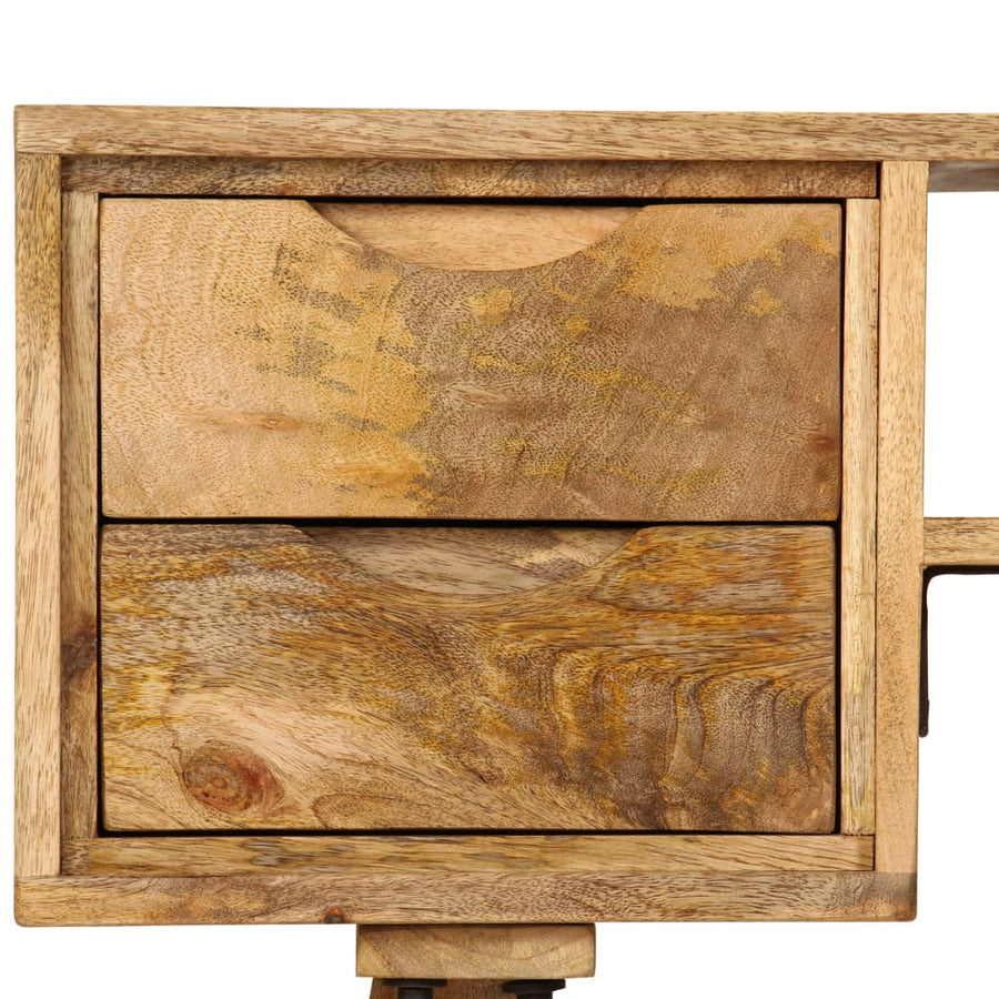 Schrijftafel 115x47x76 cm massief mangohout