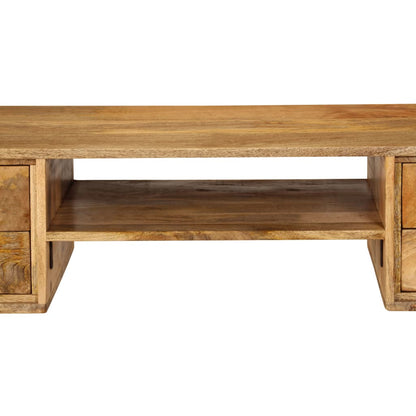Schrijftafel 115x47x76 cm massief mangohout