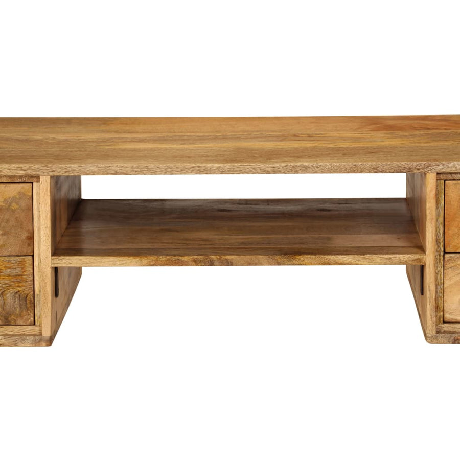 Schrijftafel 115x47x76 cm massief mangohout