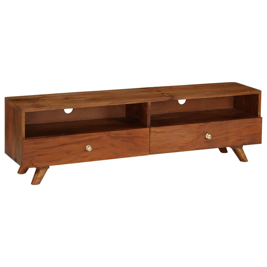 Tv-Meubel 140X30X40 Cm Massief Gerecycled Hout