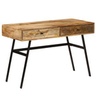 Writing Desk with Drawers 110x50x76 cm Solid Mango Wood